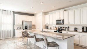 Coffee/tea maker, fridge, microwave, oven - Two Villas Two Resorts Two Blocks Apart Sleeps 41 (Kissimmee)