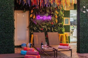 Overnattingsstedets uteområder