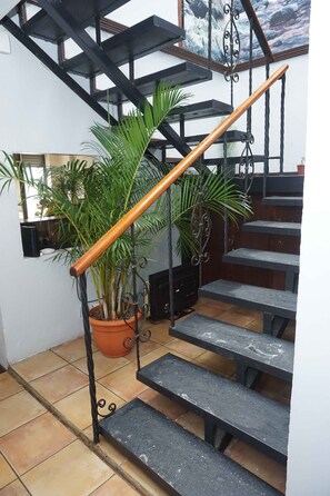 Vista frontal de la propiedad