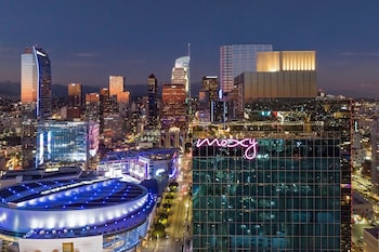 Bicycling at Moxy Downtown Los Angeles