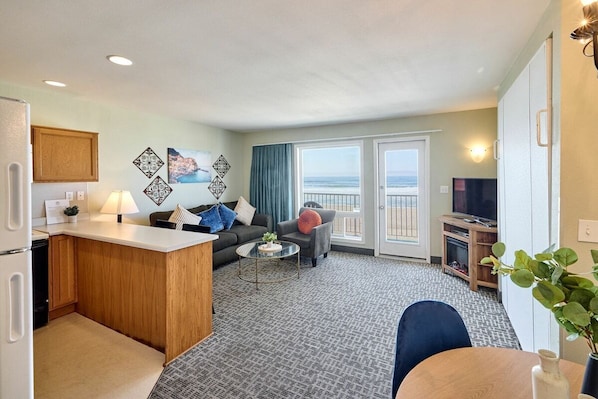 TV, DVD player, offices