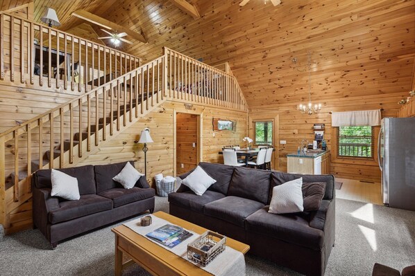 TV connectée, cheminée