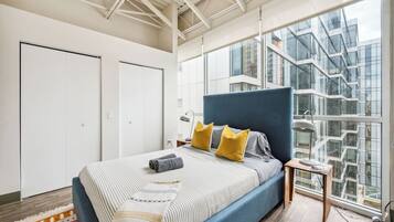 Desk, iron/ironing board, travel crib, free WiFi