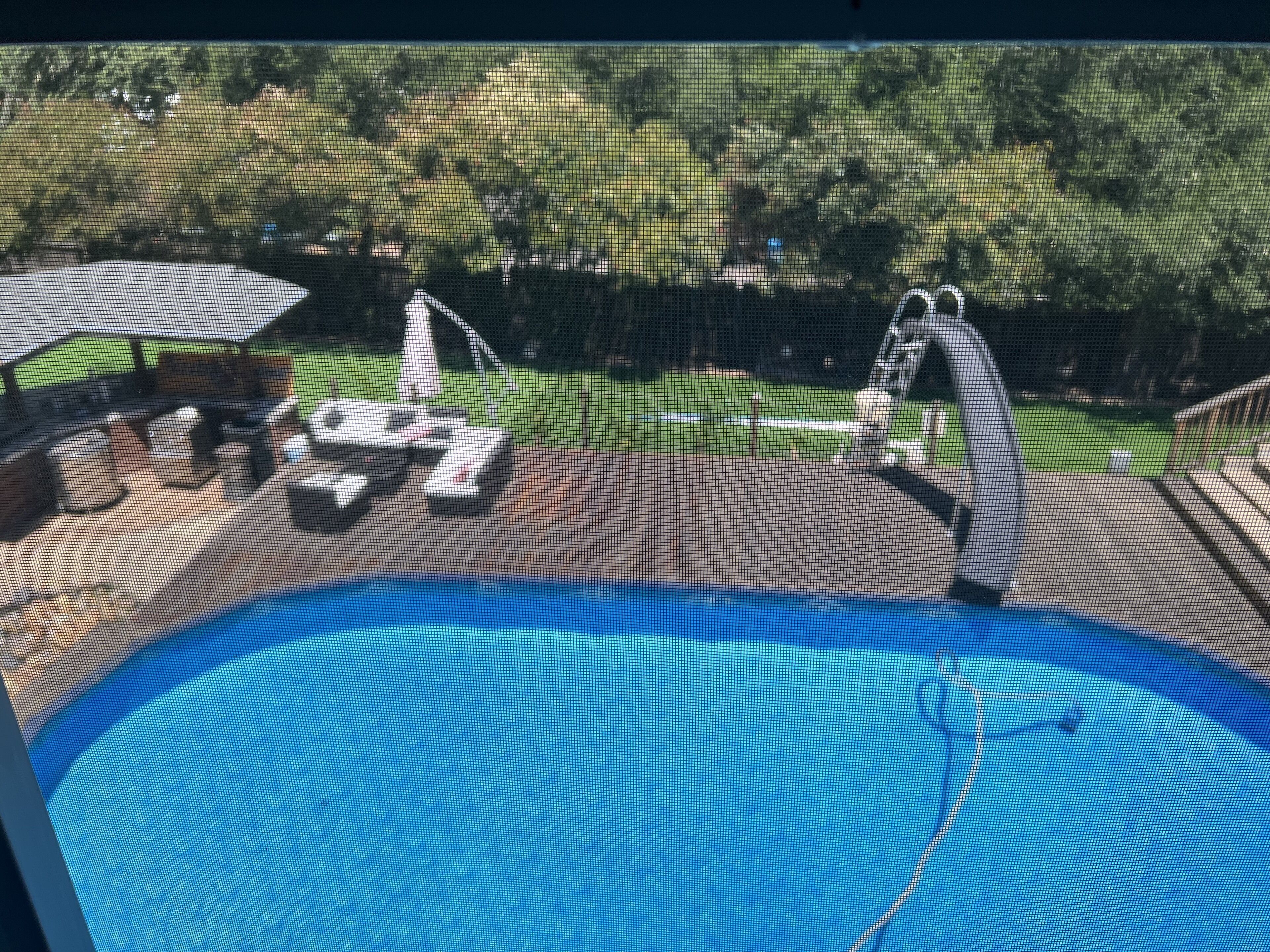 Alberca al aire libre 