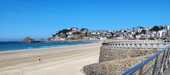 Apart Rdc 2-3-4 people 50m2 Ground floor+closed courtyard of 30m2 100m the beach