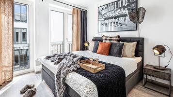 2 Schlafzimmer, Schreibtisch, Reisekinderbett, kostenloses WLAN