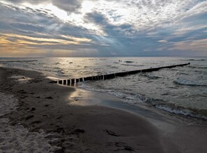 On the beach