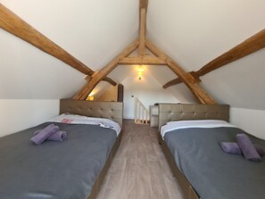 2 bedrooms, bed sheets