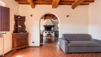 Télévision, cheminée