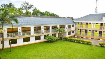 Individually decorated, individually furnished, desk, laptop workspace
