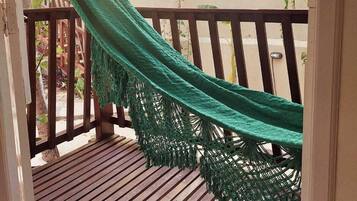Quarto casal superior | Terraço/pátio
