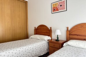 2 bedrooms, iron/ironing board, travel crib, WiFi