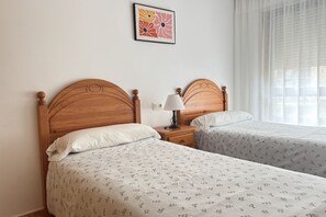 2 bedrooms, iron/ironing board, travel crib, WiFi