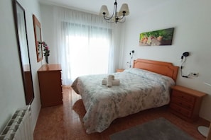 2 bedrooms, iron/ironing board, travel crib, WiFi