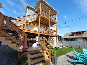 Terrace/patio - Sky Loft 3- Walk to Polar Express! (Bryson City)