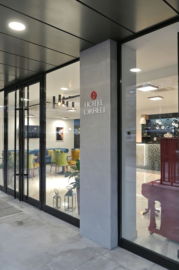 Entrée de l’hébergement