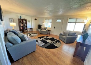 House, Multiple Bedrooms | Living area | TV