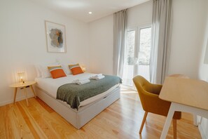 1 غرفة نوم ومكواة/لوح كي وواي فاي مجانًا وملاءات أسرّة