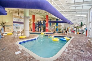 2 indoor pools, seasonal outdoor pool