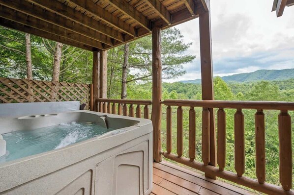 Baignoire à remous extérieure
