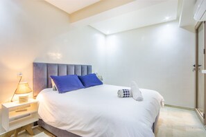 1 bedroom, iron/ironing board, travel cot, free WiFi