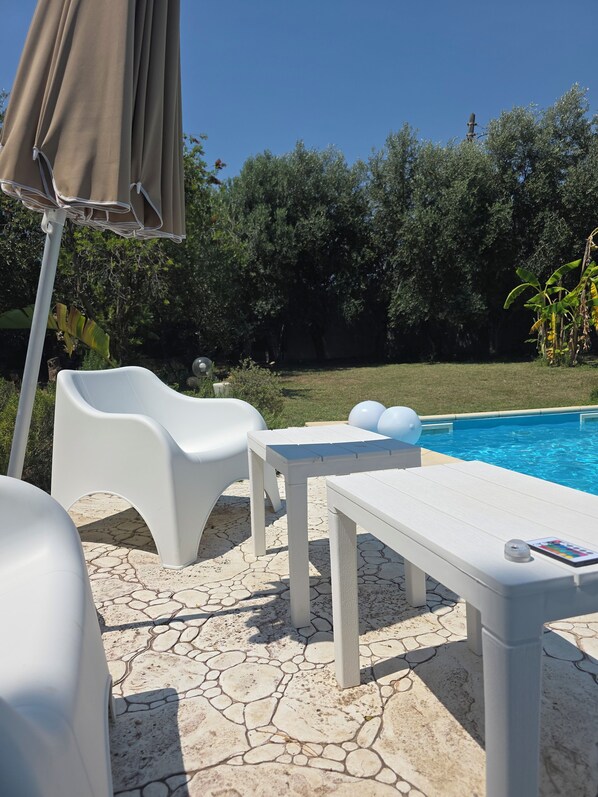 Alberca al aire libre 