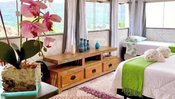 Panoramic Double Room | 1 bedroom, hypo-allergenic bedding, minibar, free WiFi