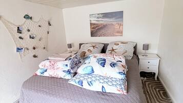 1 soveværelse, pengeskab på værelset, strygejern/strygebræt, weekendseng