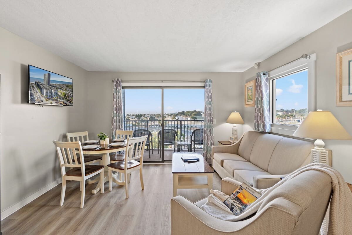 Leilighet, 1 soverom, balkong (Ocean Spa B333) | Oppholdsområde