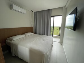 1 bedroom, free WiFi, bed sheets - Salinas Premium Resort - with bowling alley and tennis court (Salinópolis)