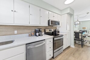 Fridge, microwave, oven, stovetop - Gorgeous beach house with lagoon! (Gulf Shores)