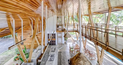 Open, dog-friendly, beachfront house with a private pool, pool spa, & WiFi