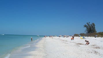 Vlak bij het strand