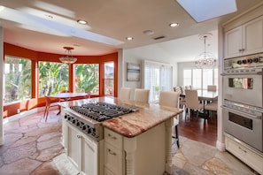 Fridge, microwave, oven, stovetop - Private Villa with Infinity Pool and Game Room (Valley Center)