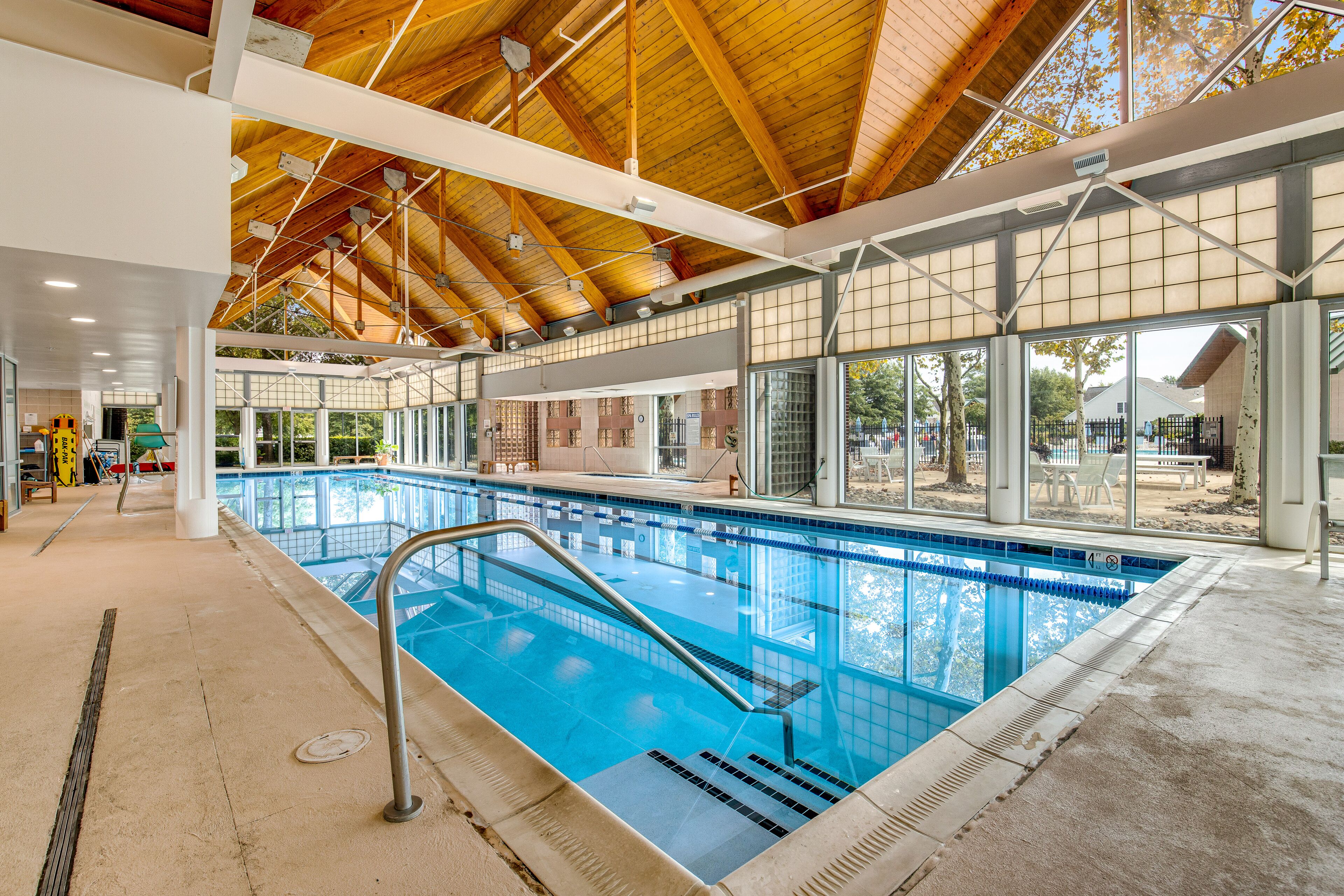 Piscine couverte, piscine chauffée