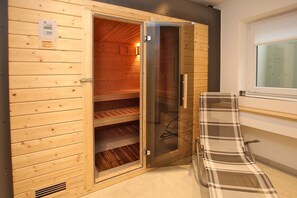 Sauna - Strandstraße 2B right, Lütt Seehuus - DHH Lütt Seehus Strandstraße 2B with approx. (Wyk auf Föhr)