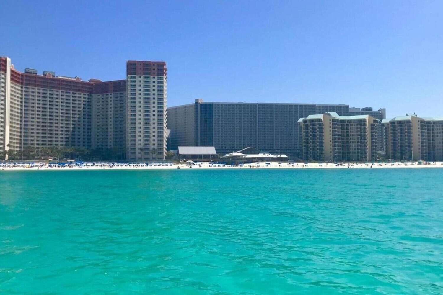 Beach nearby, sun-loungers