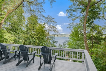 Image of Gorgeous lakeview retreat with wraparound porch, wood stove, & WiFi - dogs OK