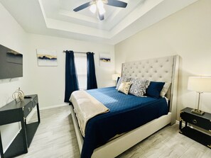 2 bedrooms, iron/ironing board, free WiFi, bed sheets