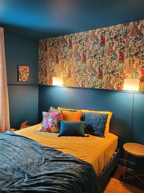 2 chambres, bureau, accès au Wi-Fi (inclus), literie fournie