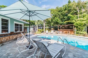 Una piscina riscaldata