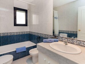 Hair dryer, towels