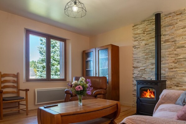 Una televisión, libros