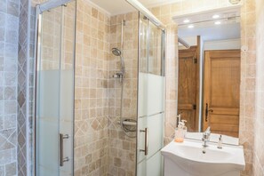 Shower, hair dryer