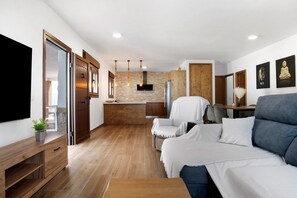 TV og peis