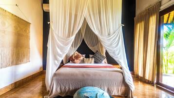 One Bedroom Villa | Premium bedding, minibar, in-room safe, desk