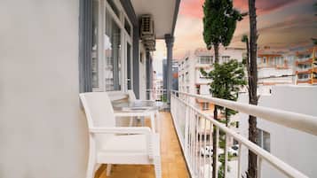 Blick vom Balkon