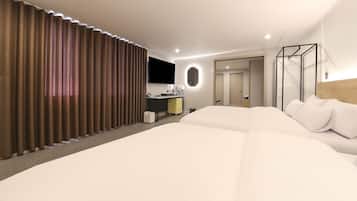 Ropa de cama de alta calidad, cubrecamas y colchones con pillow-top