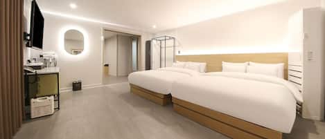 Ropa de cama de alta calidad, edredón y camas con pillow-top