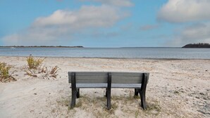 Vlak bij het strand